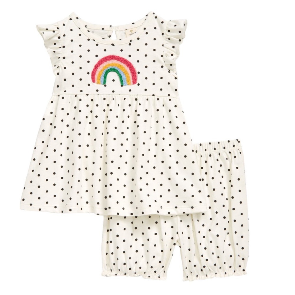 NWT Tucker + Tate 6M 2-Piece summer spring rainbow set 🌈🌈